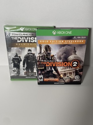 Tom Clancy's The Division 1 & 2 Gold Edition Lot Xbox One Brand New Sealed