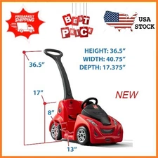 NEW Step2 Red Push-Around Buggy GT Push Car and Toddler Toy for Kids