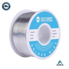 Solder Wire 0.8mm 63/37 Tin Lead Rosin Core Flux 100g 2 Spool Roll For Circuit