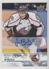 2018-19 Upper Deck CHL Auto Felix Bibeau #23 Auto 2y5