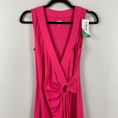 lands end maxi dress petite As Is" Lands' End Petite Square Neck Tiered Maxi Dress
