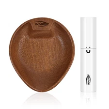 Wooden Coffee Bean Dosing Cup and Spray Bottle Kit for Espresso, Coffee Bar f...