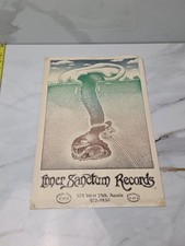 Inner Sanctum Records Poster 1972 Austin Texas Art Record Store Jim Franklin 
