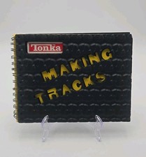 TONKA: Making Tracks Spiral Bound Book by Kirsten Hall 2002 Foam Texture Covers