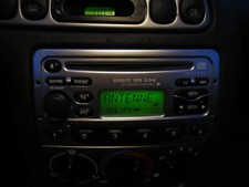Ford 6000CD RDS EON Autoradio CD + Code Voll Funktionsfähig Silber