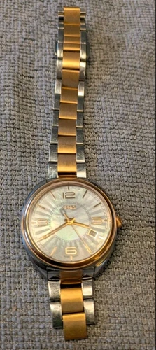 Orologio Fendi Momento donna bicolore oro e argento (danni al cinturino)