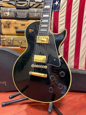 Vintage 1976 Gibson Les Paul Custom Black Beauty Original Gibson Hardshell Case