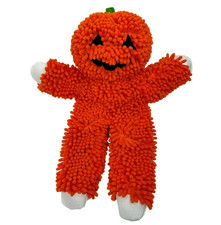Think Dog Microfiber Halloween Dog Toy Pumpkin