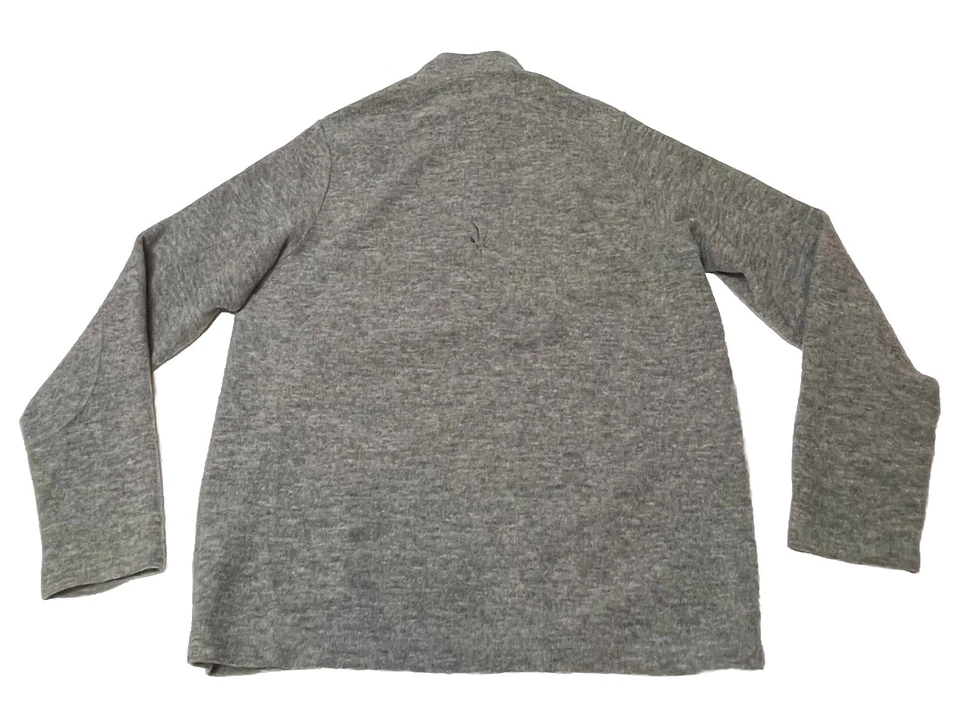 Ibex 1/2 Zip Sweater Men’s Medium New Zealand Merino Wool Blend Gray-Brown USA - Image 2 of 4