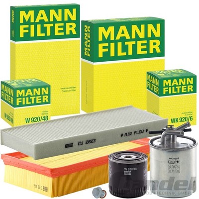 MANN INSPEKTIONSPAKET passend für NISSAN NAVARA NP300 PATHFINDER 3 R51/2.5 dCi
