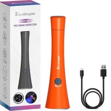 UV Flashlight Black Light, 365nm Blacklight Pet Urine Detector, Rechargeable ...