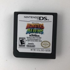 MONSTERS VS. ALIENS Nintendo DS Game Cartridge Activision Rated E