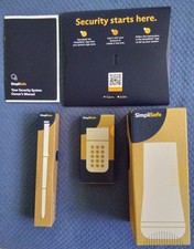 SimpliSafe Tastatur, Basisstation, Schild und Post .. Neu