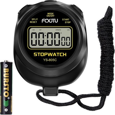 Digitale Stoppuhr mit Countdown-Timer, Großes Display, Einfache Bedienung