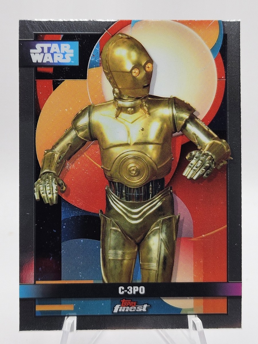 2025 Topps Star Wars Smugglers Outpost #F-40 C-3P0 Finest Chrome 