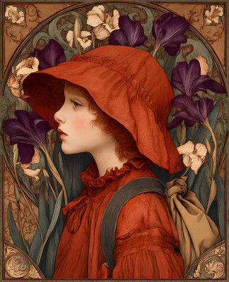 8x10 Fine Art Print - Decorative Illustration Artwork - 597969250