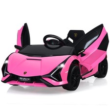 INFANS 12V Licensed Lamborghini Sian Kids Ride On Car with Parent Remote