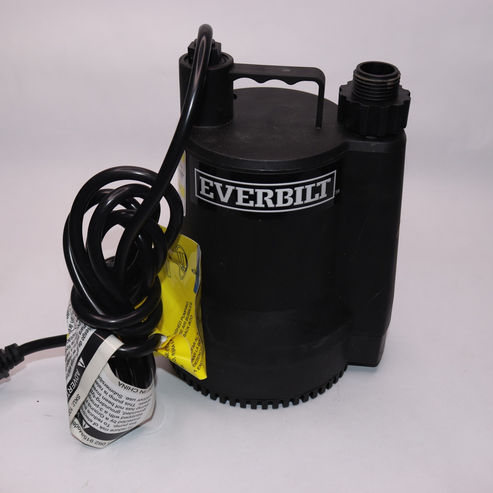 Everbilt 1/6 H P Utility Pump Plastic SUP54-HD - No Box