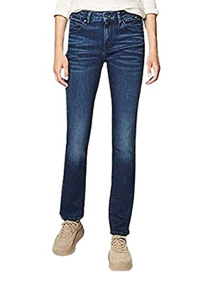 Mavi Damen Daria Straight Jeans Hose, Blau (Glossy blau), 24W / 30L