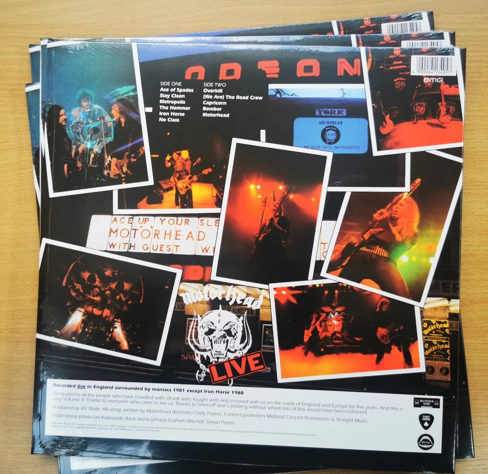 MOTORHEAD LP No Sleep 'Til Hammersmith YELLOW & BLACK VINYL 50th Anniversary +P - Image 3 of 4