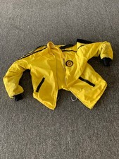 Vintage Bright Yellow Daytona® Yamaha® Lined Racing Jacket Coat - Size M