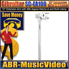 Gibraltar Extension Arm with Adjustable Clamp/ 1 Year Warranty