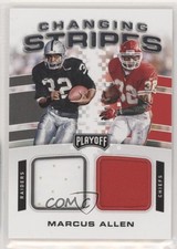 2020 Panini Playoff Changing Stripes Relics Marcus Allen #CS-MA HOF s3g