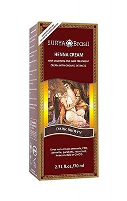Henna Dark Brown Cream - 2.37 Ounce