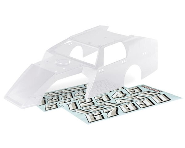 Traxxas Modified Karosserie Unlackiert Mit Aufkleber TRX10411 Traxxas Slash Late-image