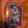 2024 Panini Prizm Draft Picks Marvin Harrison Jr New Recruits Red Ice RC #NR-MHJ