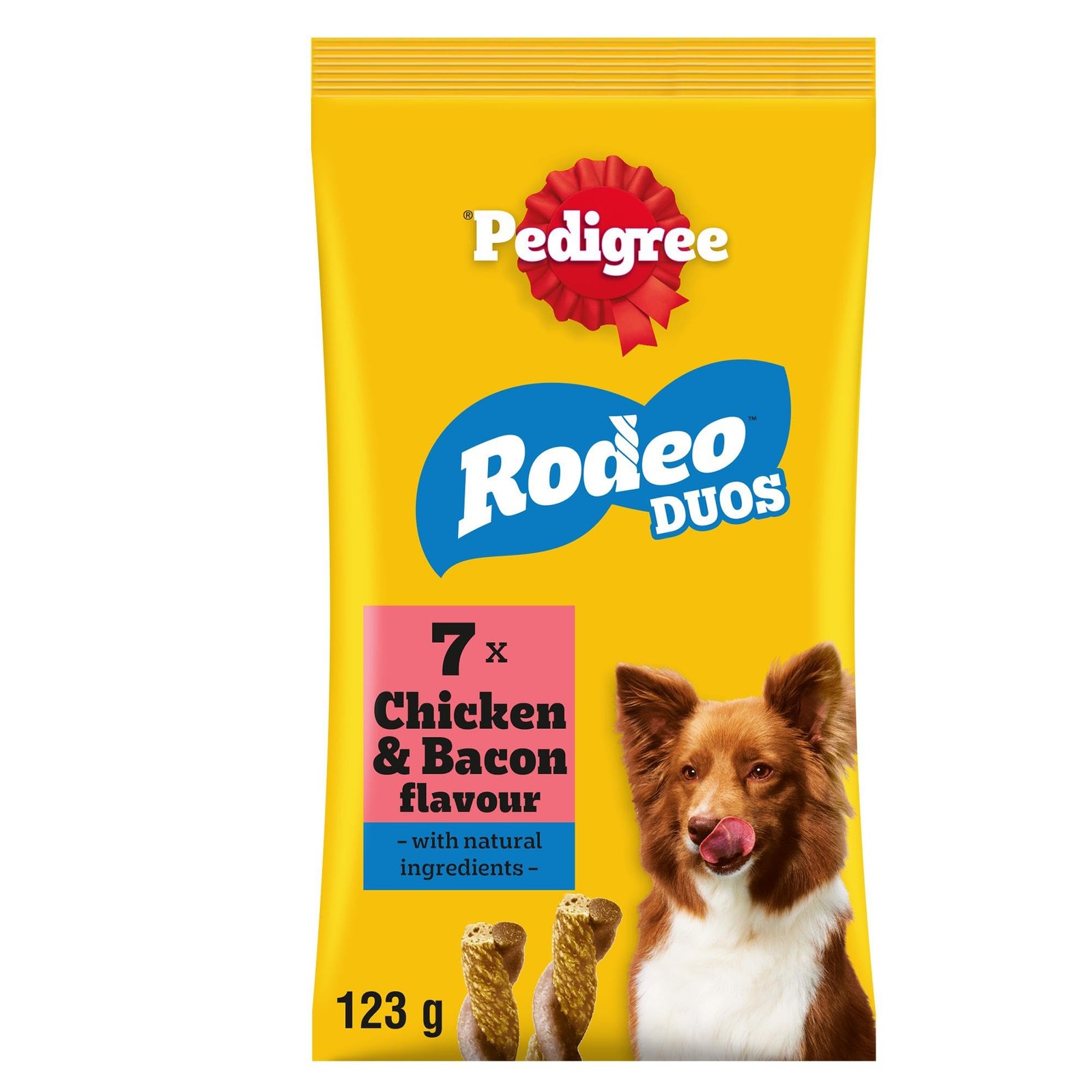 Pedigree Rodeo Duos - Dog Treats - with Chicken and bacon - 70 Sticks (Pack of 10) - Image 3