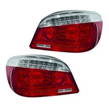 LED R�ckleuchten passt f�r BMW 5er E60 Limo ab 2003-2007 rot/klar in LCI Optik