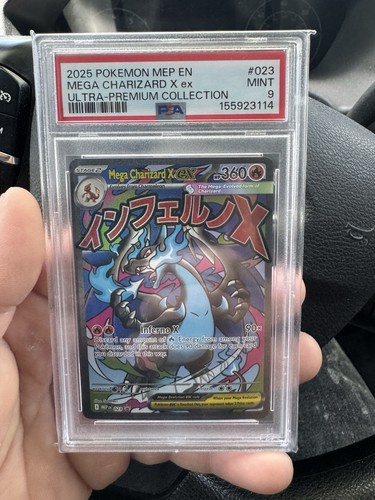 2025 Pokemon MEP EN Ultra Premium UPC #023 Mega Charizard X ex PSA 9