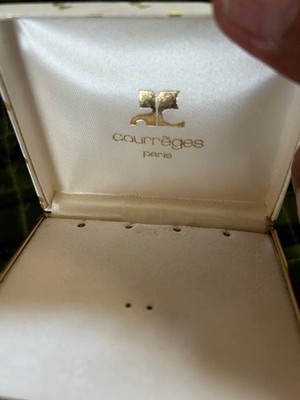 Courreges Women Necklace Pendant With Box Limited Edition VHTF Designer Collecti