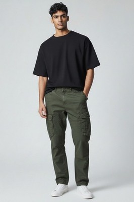 Herren Stretch Cargohose Arbeitskleidung Utility Combat Cargo 7 Pocket Full Pants