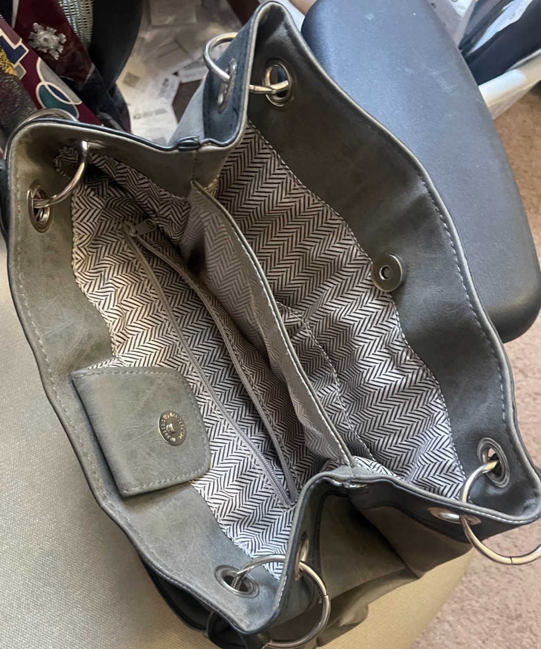 Patchwork Tote Bag/Handbag; preowned; excellent c… - image 10