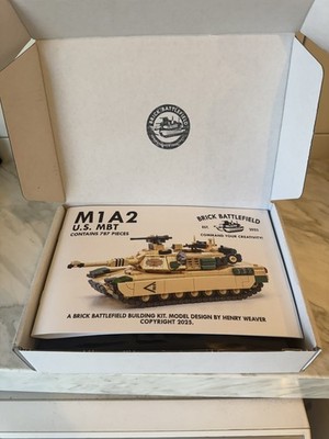 Brickmania Like/Brickbattlefield M1A2 Abrams 1:45 Scale LEGO Tank kit 