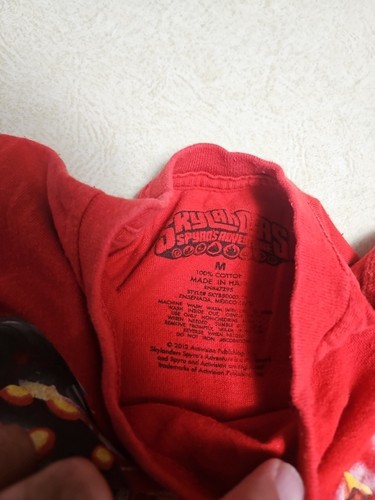 Skylanders Spyro's Adventure Youth Shirt M Red Video Game 2012 Preowned 17x22 - Picture 3 of 4