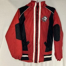 Vintage Ohio State Buckeyes Jacket Coat Youth Large Puffer Mighty Mac Sports