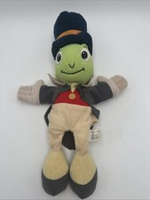 VINTAGE MOUSKETOYS DISNEYLAND WALT DISNEY JIMINY CRICKET PLUSH STUFFED ANIMAL
