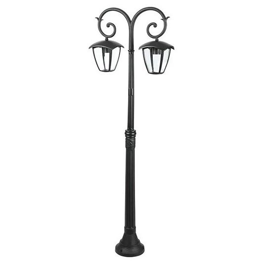 Lampione Esterno Alluminio V-TAC VT-738 IP44 2xE27 Palo 1.4m