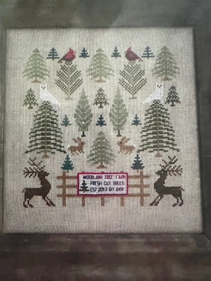 Blue Ribbon Designs- Woodland Tree farm chart - Image 2 of 2