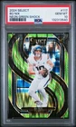 2024 Panini Select Bo Nix Neon Green Shock Prizm /499 Rookie RC #117 PSA 10 Gem