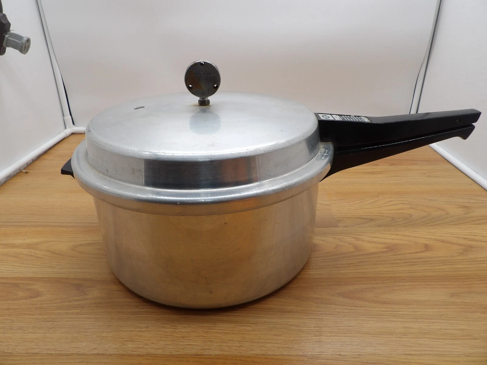 MIRRO MATIC Large Pressure Cooker Canner 6Qt M-0296 W/ Accessories-READ!