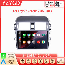 For Toyota Corolla 2007-2013 Carplay Multimedia Car Stereo Radio GPS Navi Screen