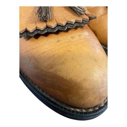 ARIAT Colbalt Lacer Womens Sz 8B Riding Cowboy Style 33471 Kilties Tassels Boots - Picture 8 of 12