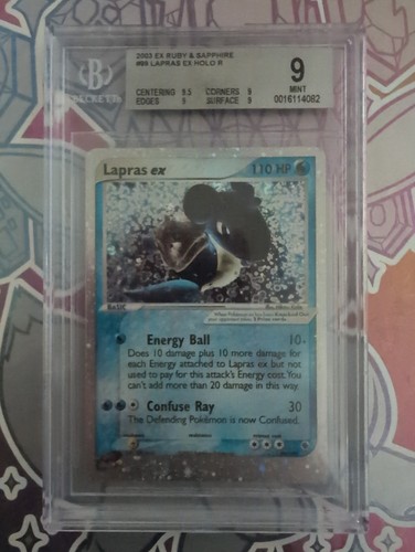 Lapras ex graded BGS 9 for sale on eBay