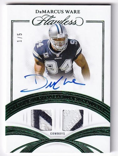 2025 Flawless DeMARCUS WARE Game-Used Memorabilia Signatures Patch Auto 1/5