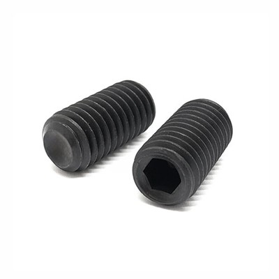 M16-2.00x25 Class 45H Flat Point Allen Socket Set Screws Black Oxide