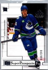 2022-23 SP GAME USED HOCKEY SUPER PROSPECTS RC-14 ANDREI KUZMENKO /999 ROOKIE